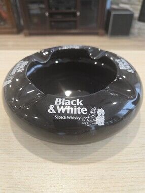 Black & White Scotch Whisky Ashtray